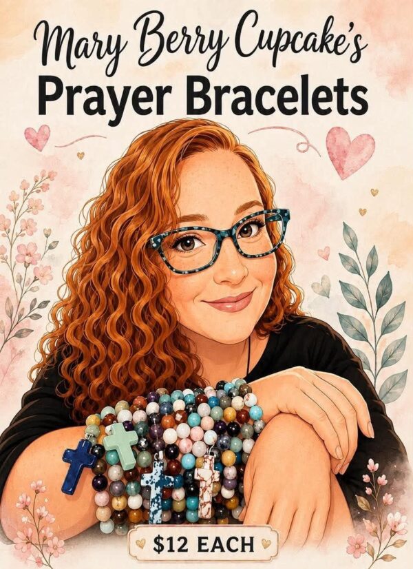 Mary Berry Cupcakes Prayer Bracelets