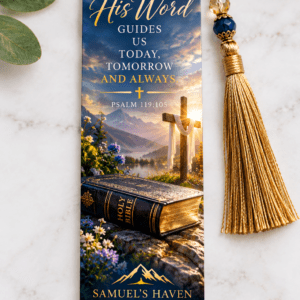 Samuel's Haven - His word guides us Bookmark